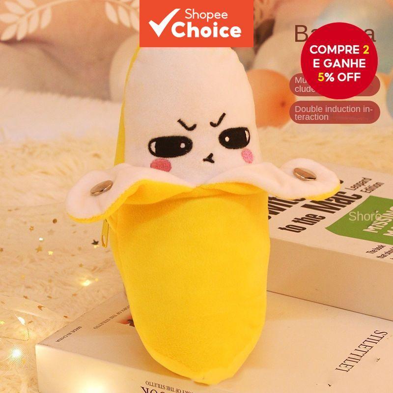 Brinquedo De Pelúcia De Banana Com Música Sensor