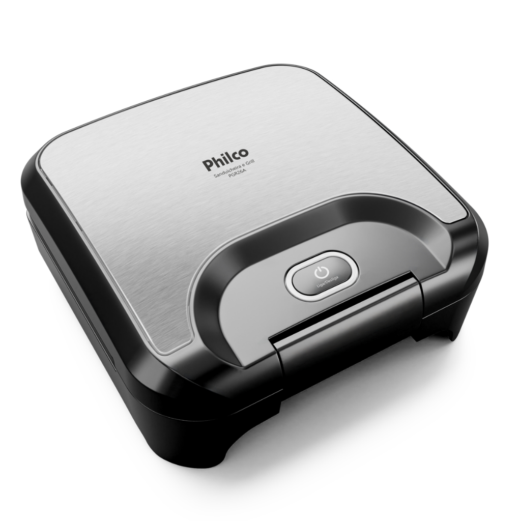 Sanduicheira E Grill Philco 2 Em 1 Inox 800W 127V 
