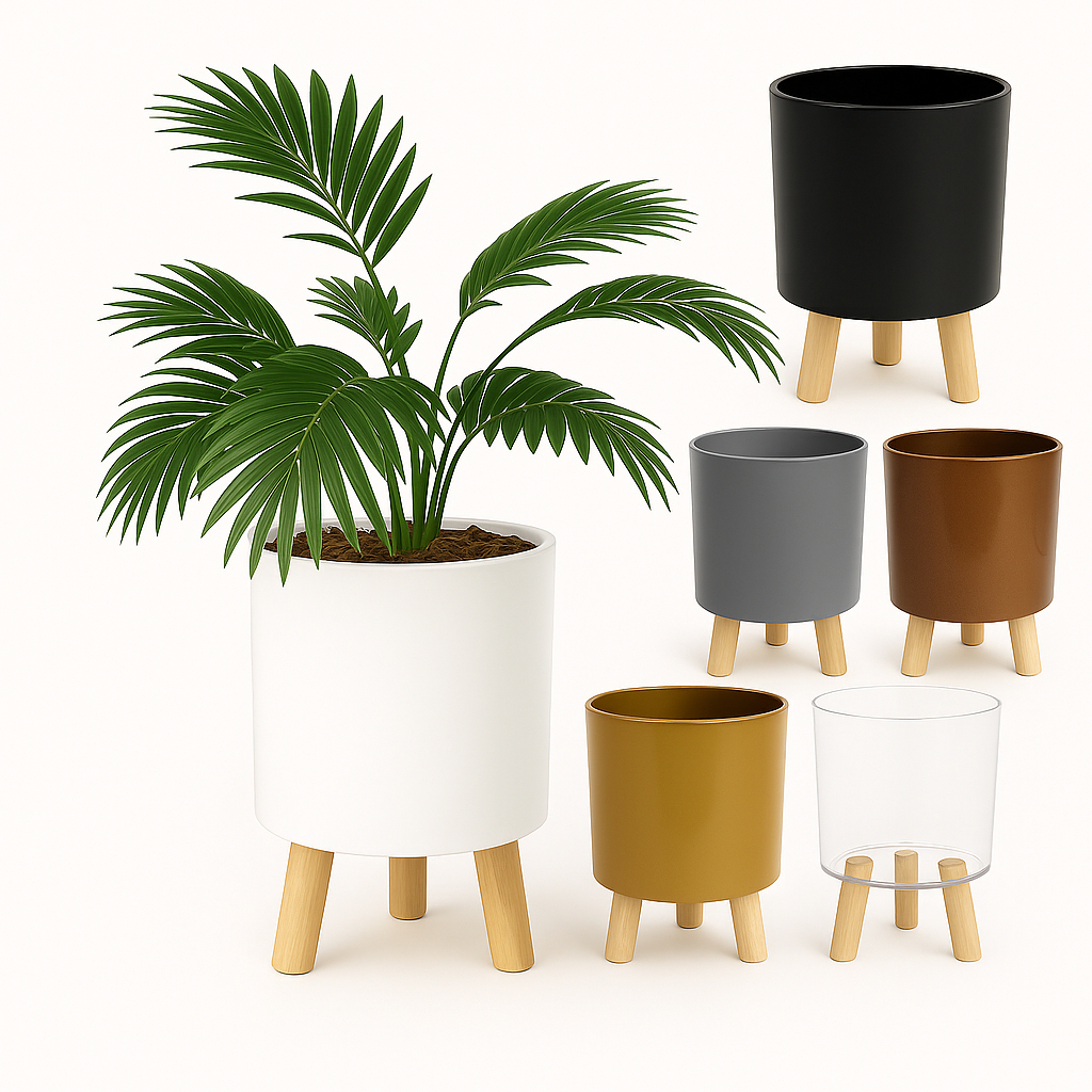 Cachepot Vaso Plástico Decoração Casa Plantas C