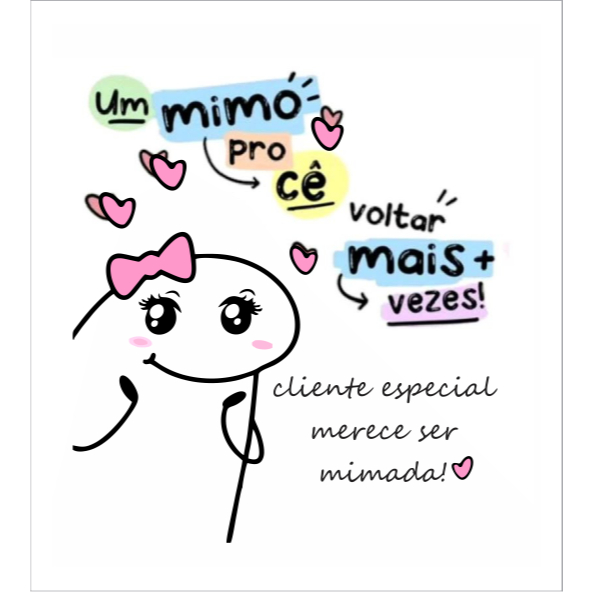 Mini Cartão agradecimento  CLIENTE MENSAGEM MOTIV