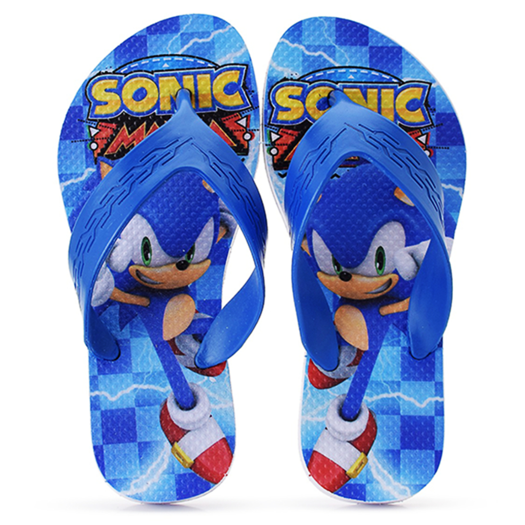 Chinelo Infantil Menino Sonic Super Leve e Macio L