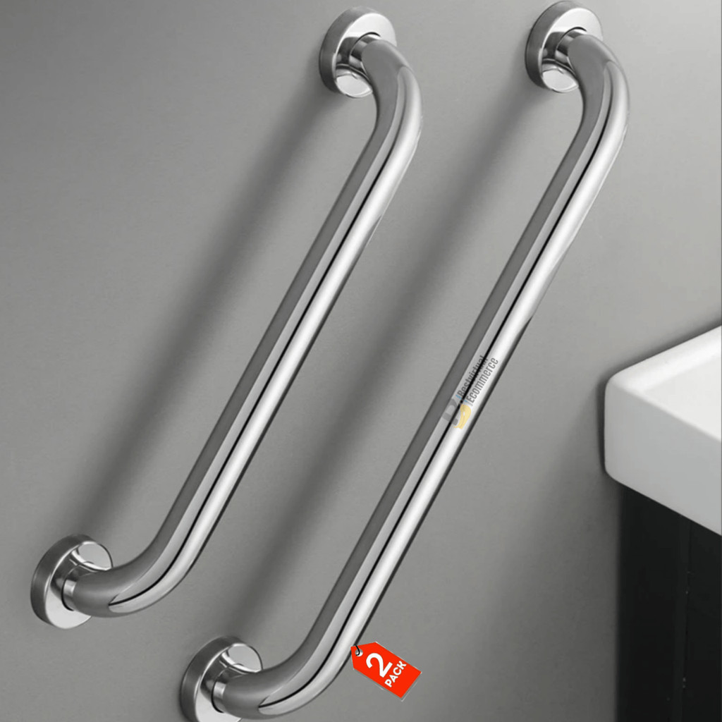 Barras Fixas Para Banheiro Aço Inox 30 40 50 60cm