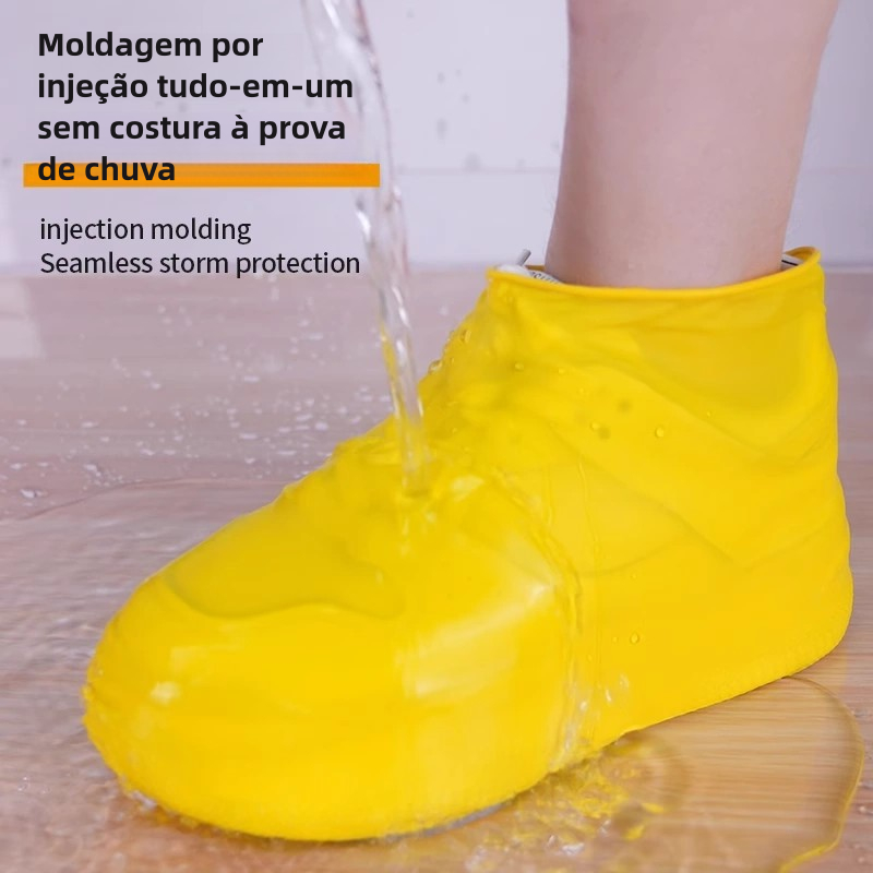 Protetor de calçado para chuva unissex: antiderra