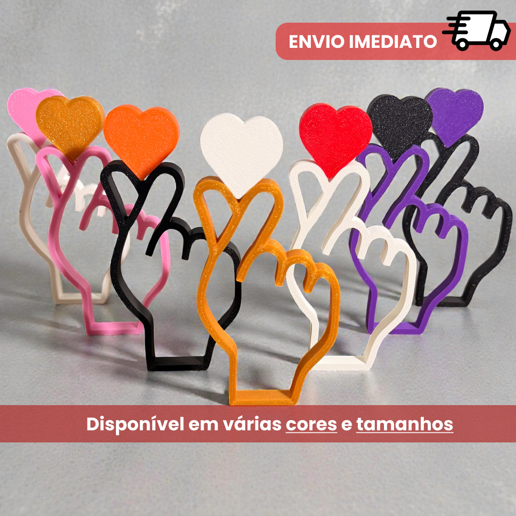 Decoração Coração Coreano de Dorama Estilo K-P