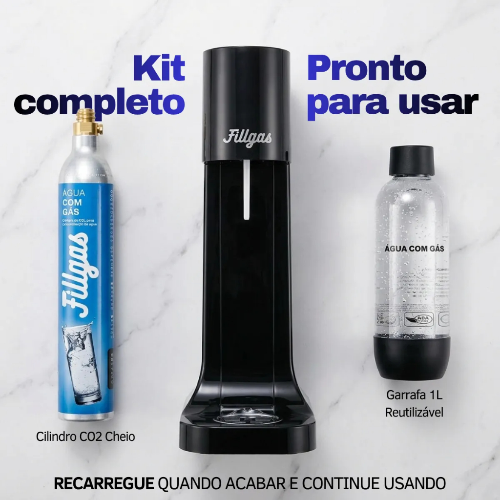 Máquina de Fazer Água com Gás