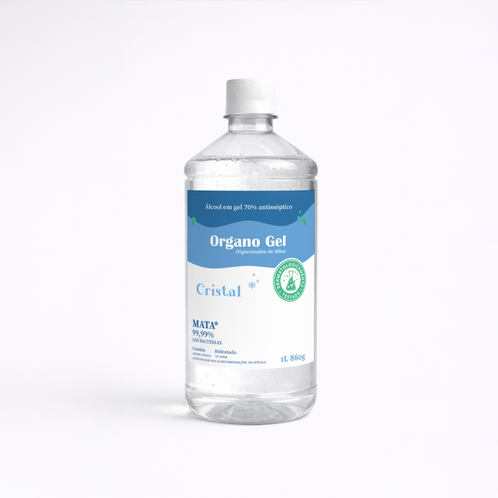 Álcool em Gel 70% – 1L Antisséptico Não G