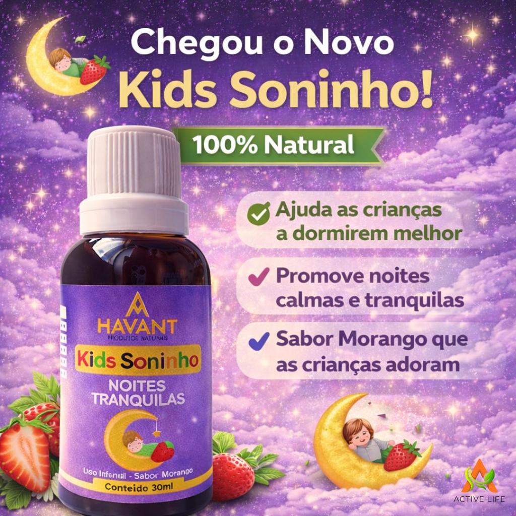 INSONIA INFANTIL DORMIR BEM 30ML 100% NATURAL HAVA