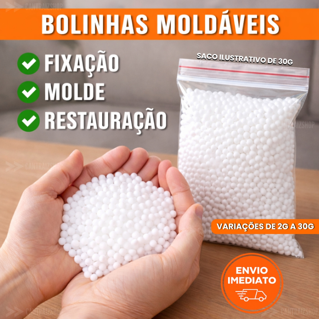 Bolinhas Moldáveis Termoplásticos Para Fixação