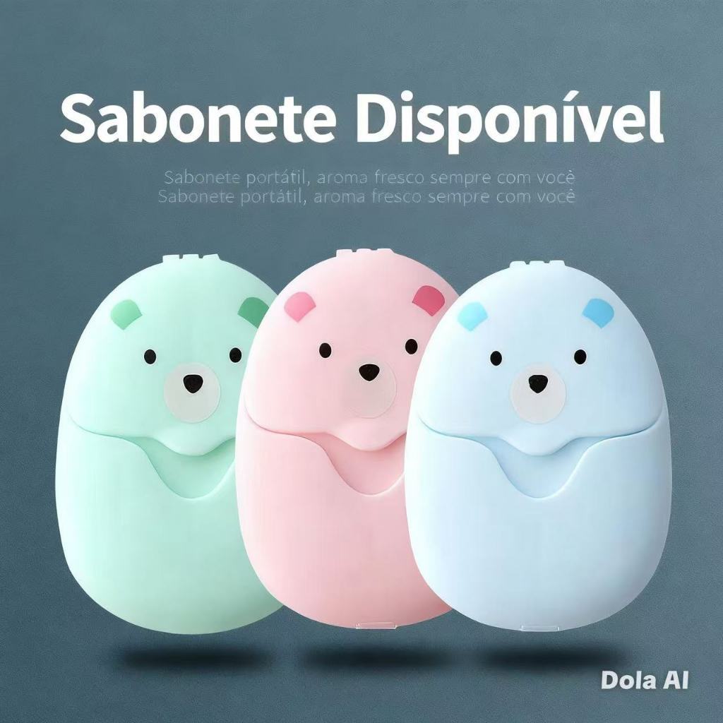 1 Case de 50 Pcs de papel sabão descartável port