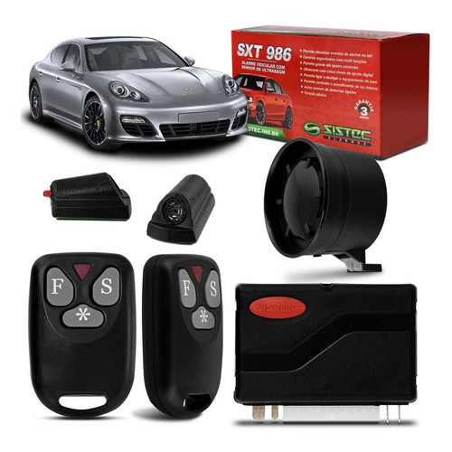 Alarme Automotivo Sistec Universal C/ 2 Controles 