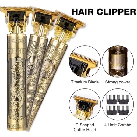 Máquina de Cortar Cabelo Dragão Aparador de Barb