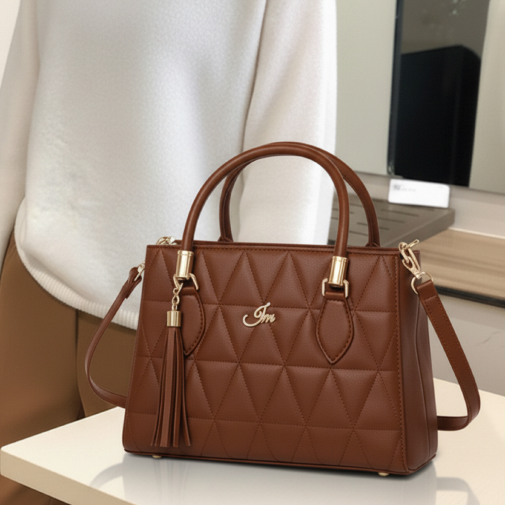 Bolsa Feminina Media Triangle Elegante com Alça d