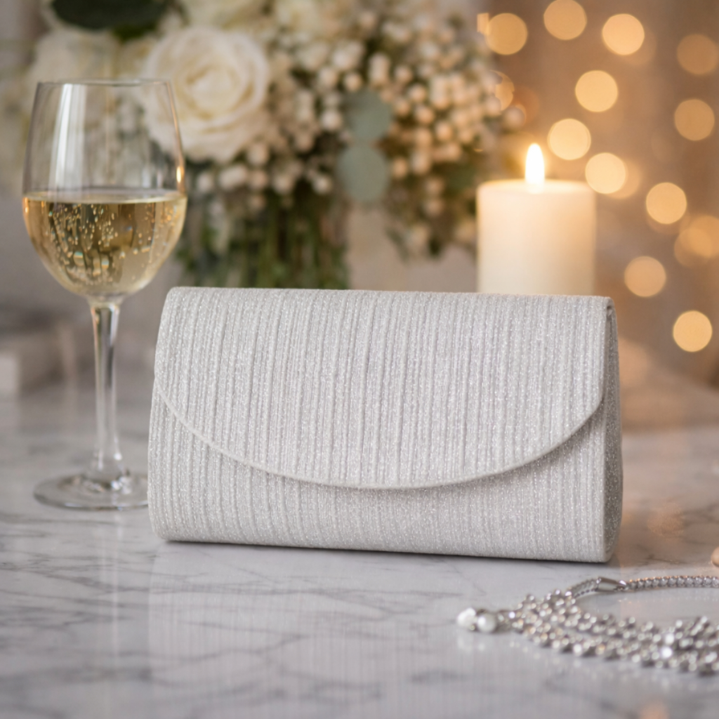Bolsa Festa Clutch Glitter Casamento Feminina Luxo