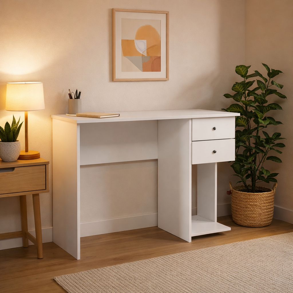 Escrivaninha Home Office Computador Notebook Gavet