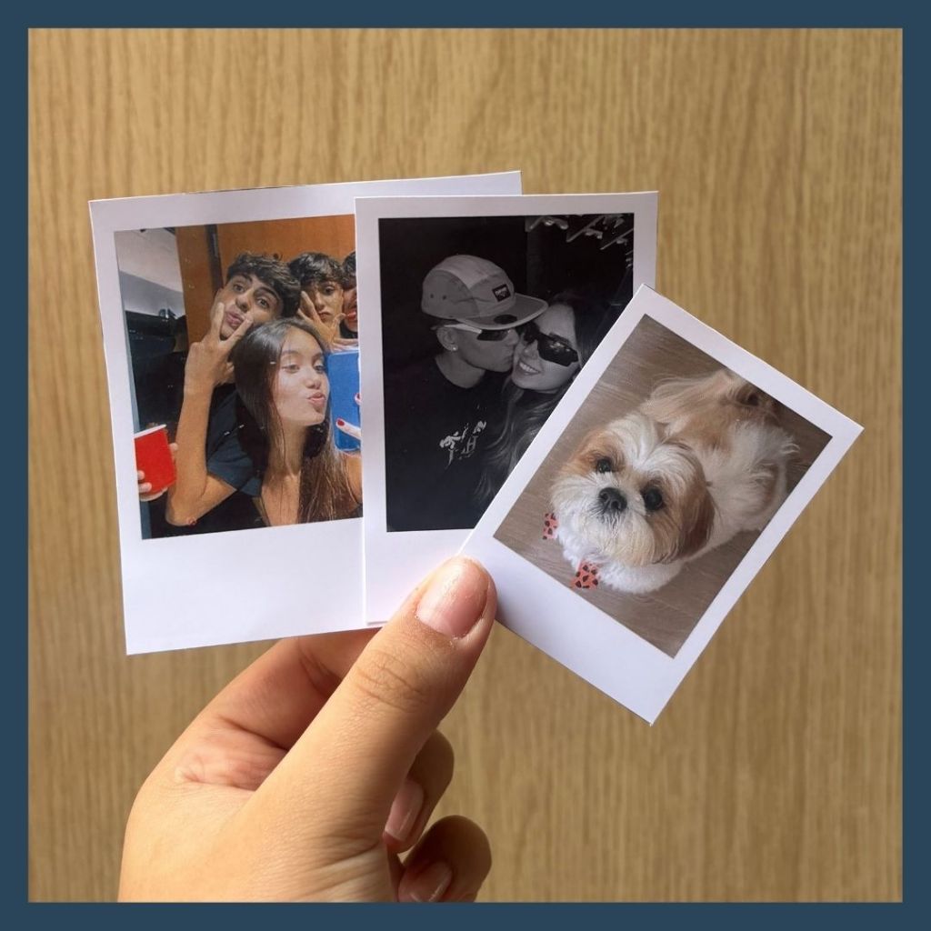 10 Fotos personalizadas mini foto lembrança scrap