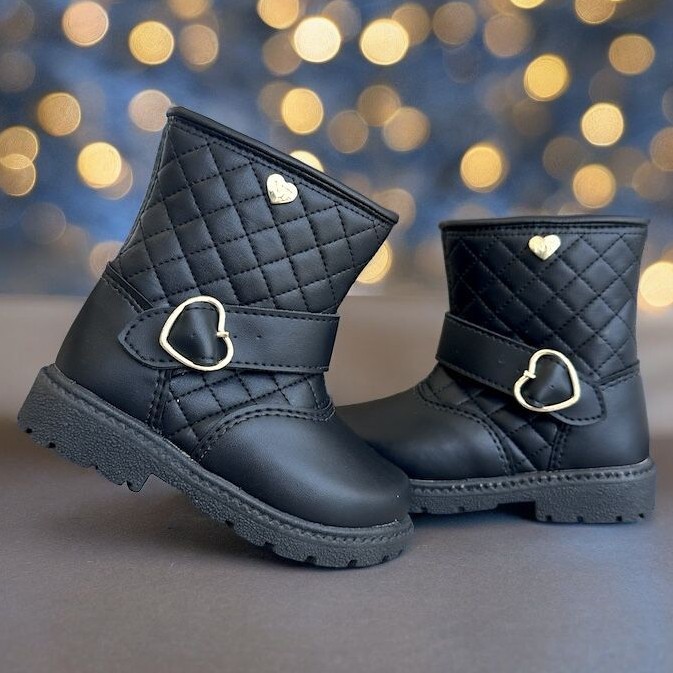Bota Feminino Coturno Infantil De Menina Vários M