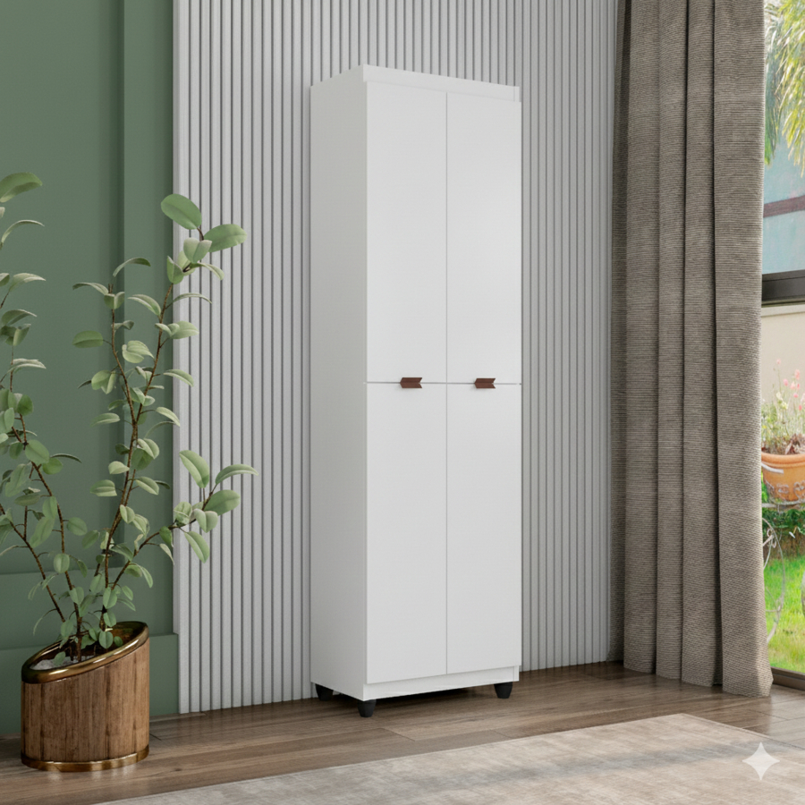 ENVIO FULL Armário Multiuso Grande 4 Portas com P