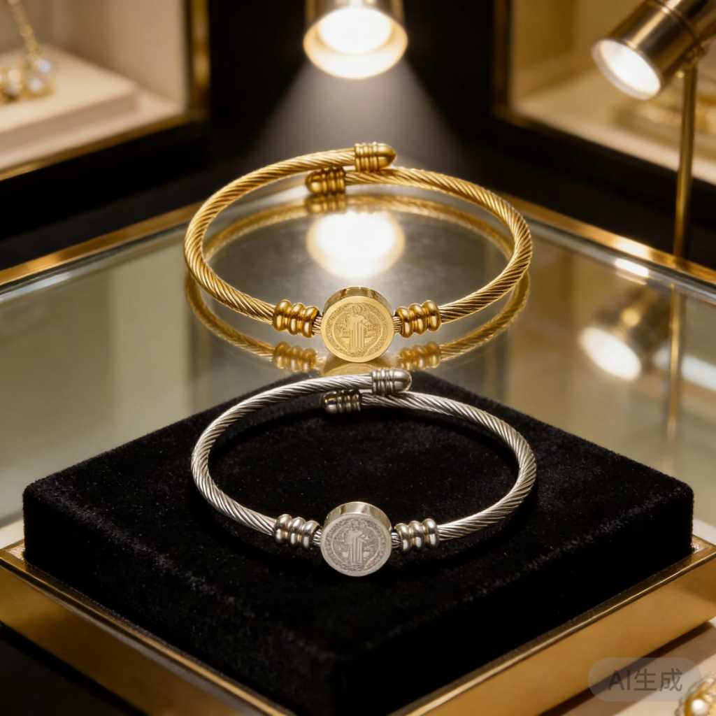 Pulseira Protetora Feminina De Aço Inoxidável Aj