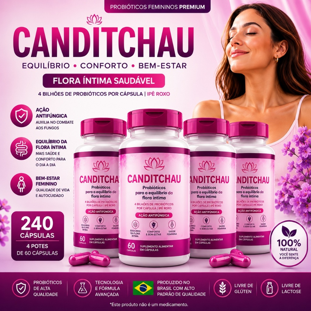 CANDITCHAU PROBIÓTICOS ANTIFUNGO LACTOBACILOS FLO