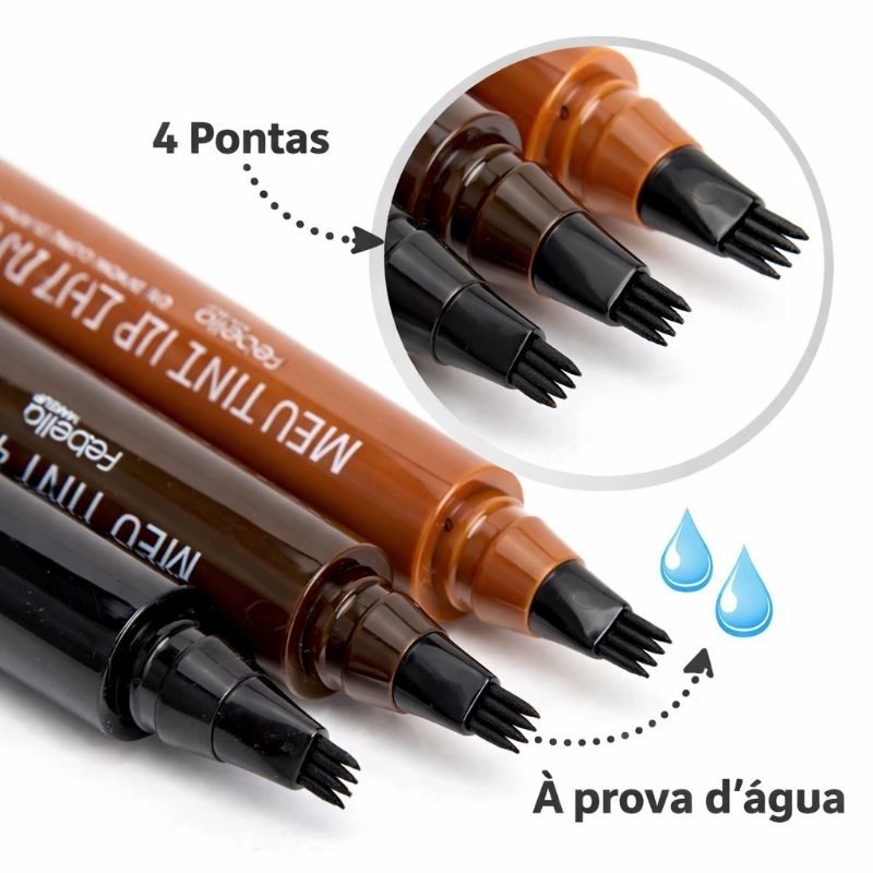 Lápis Caneta Sobrancelha Fio a Fio Preenche Falha