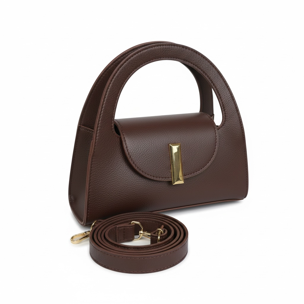 Bolsa Fashion Casual Fecho Metal Dourado Alça de