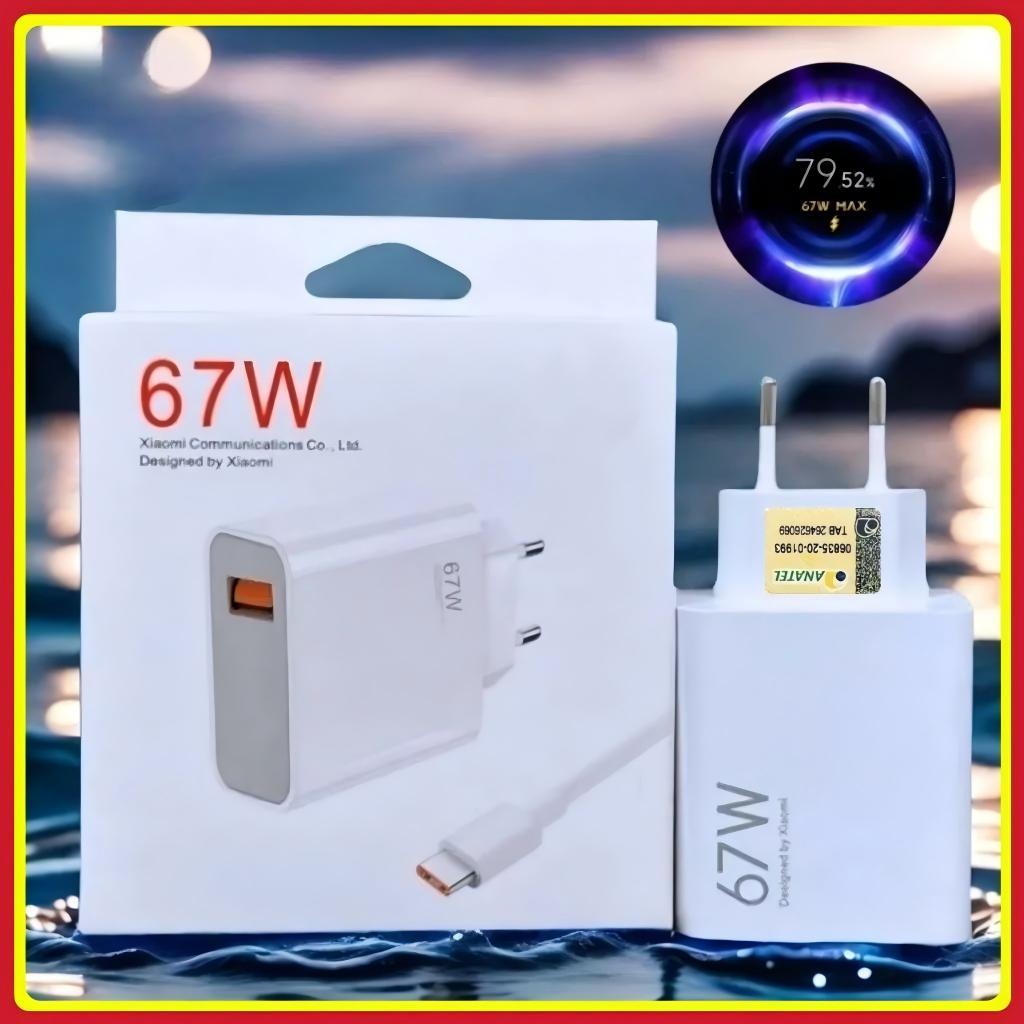 Carregador Turbo Power 67W Original  Cabo 6A Usb c