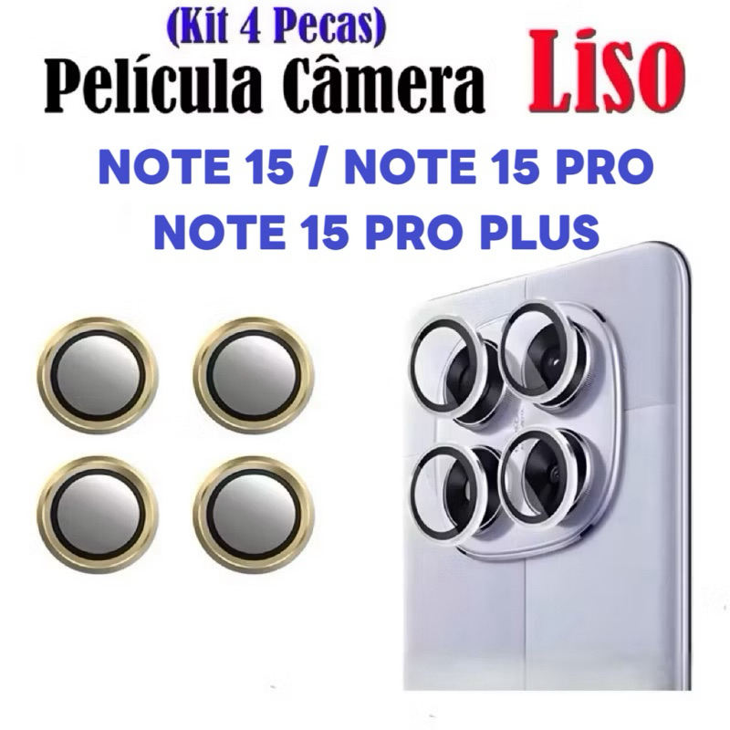 Kit (4 Pcs) Película Protetora de Lentes de câme