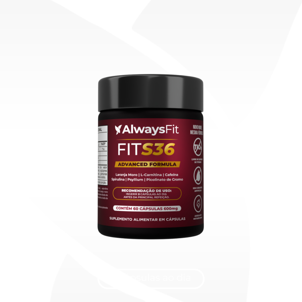 FitS36 AlwaysFit  | Laranja Moro + Psyllium + Spir