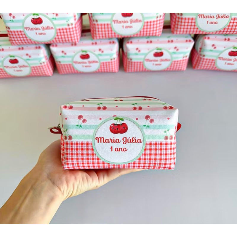 Necessaire Personalizada Infantil Tema Cerejinha k