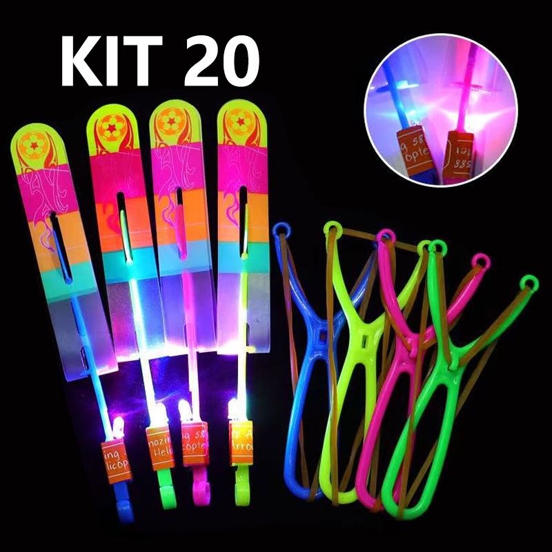 Brinquedo Kit 5/10 E 15 e 20 Avatar Voador De Led