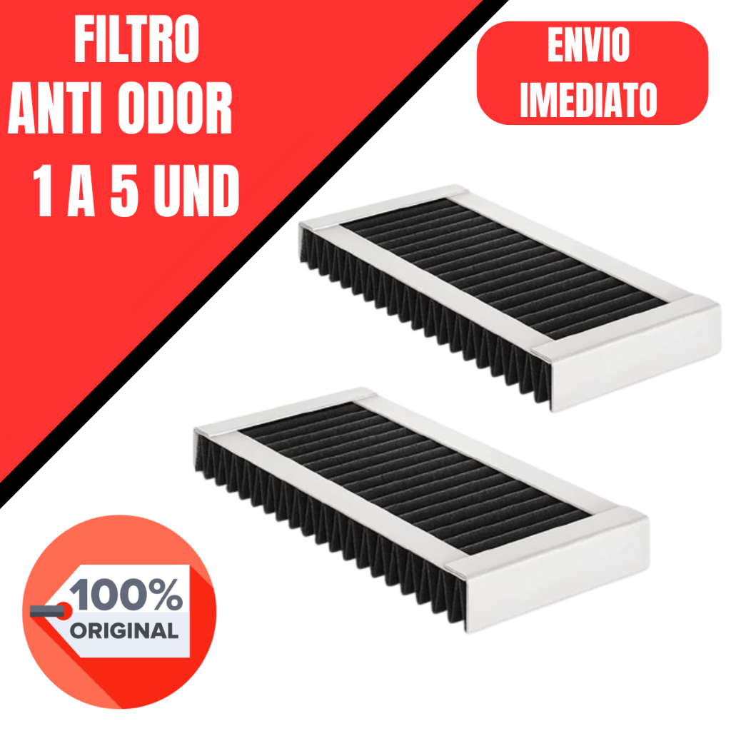 1 a 5 filtro removedor de odor testeguard ar gelad