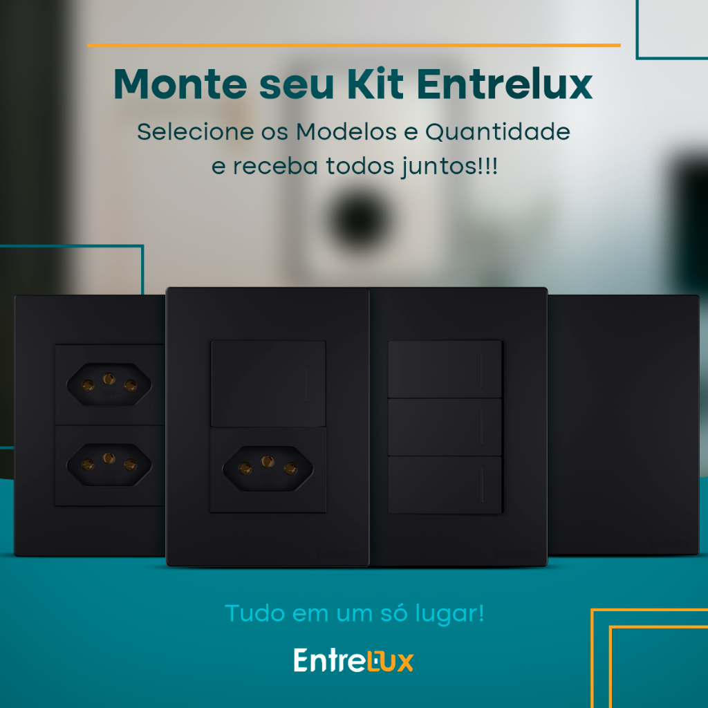 Interruptor 10A e Tomadas 10A 20A – Simples 
