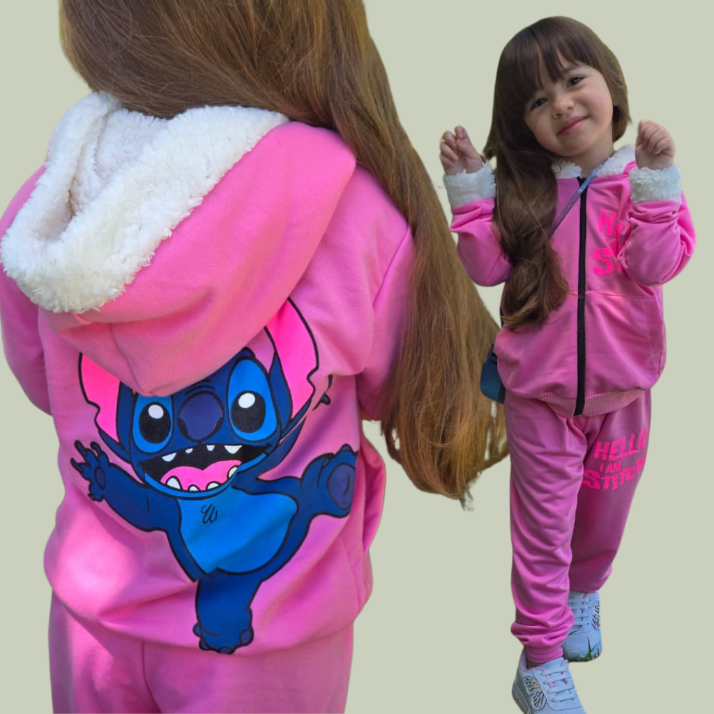 Conjunto Infantil Feminino Estiloso MOLETINHO com