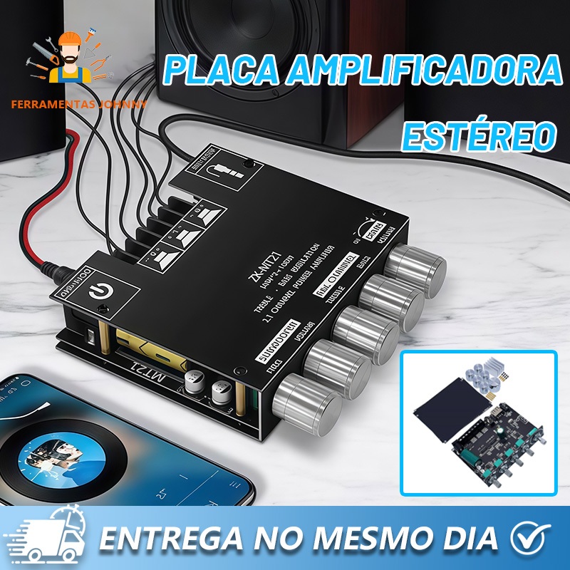 ZK-MT21 Canal Subwoofer Placa Amplificadora CS8673