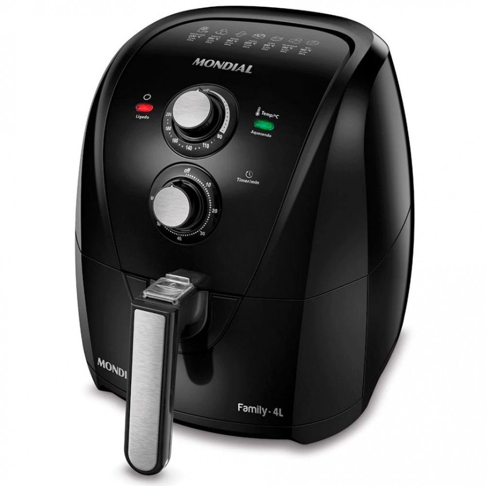 Fritadeira Elétrica Sem Óleo Air Fryer Mondial F