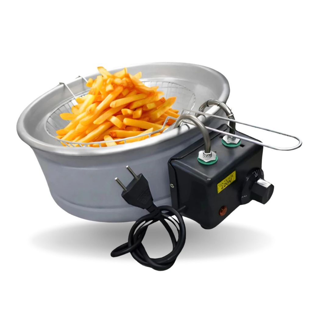 Fritadeira Elétrica Industrial 5L Inox Tacho Redo
