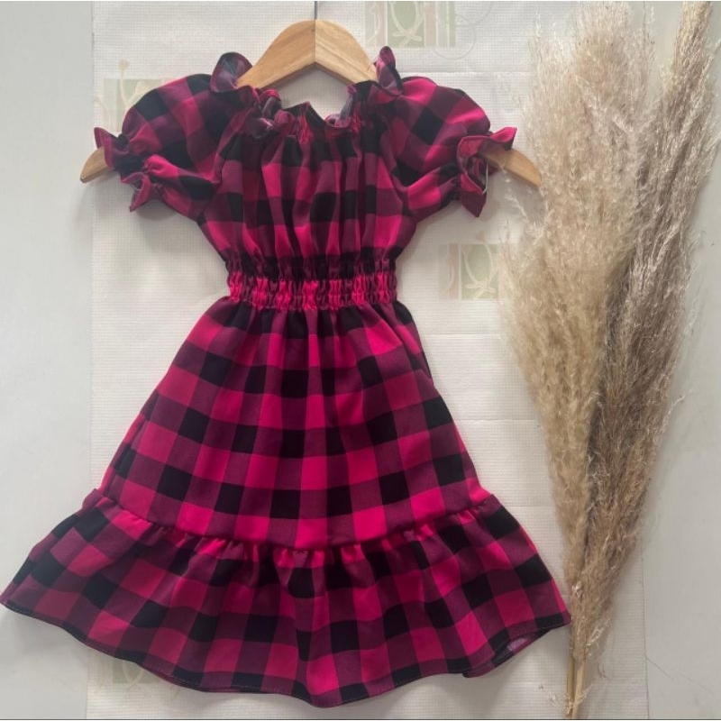 VESTIDO XADREZ INFANTIL JUVENIL PRA FESTAS JUNI