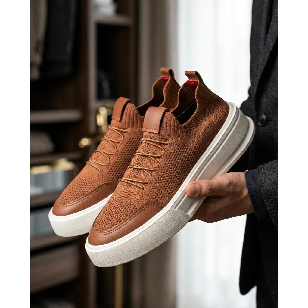 Tênis Sapatênis Knit Premium Super leve e Confor