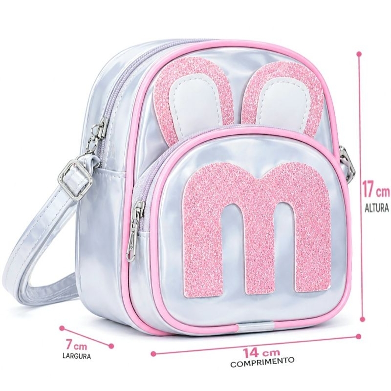 Bolsa Infantil Menina Transversal Bolsinha com Al�
