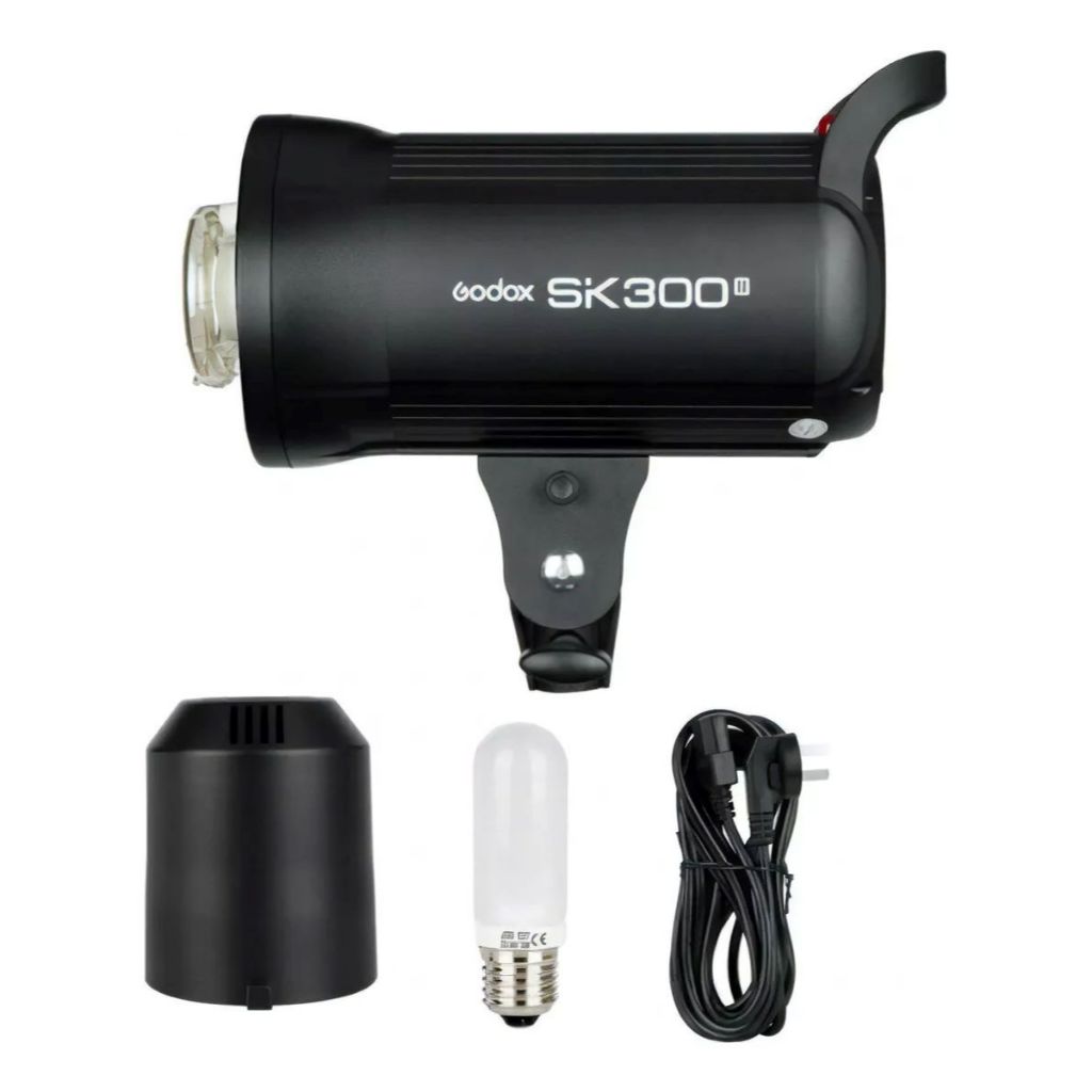 FLASH GODOX PARA ESTÚDIO SK300II  110V E 220V Nov