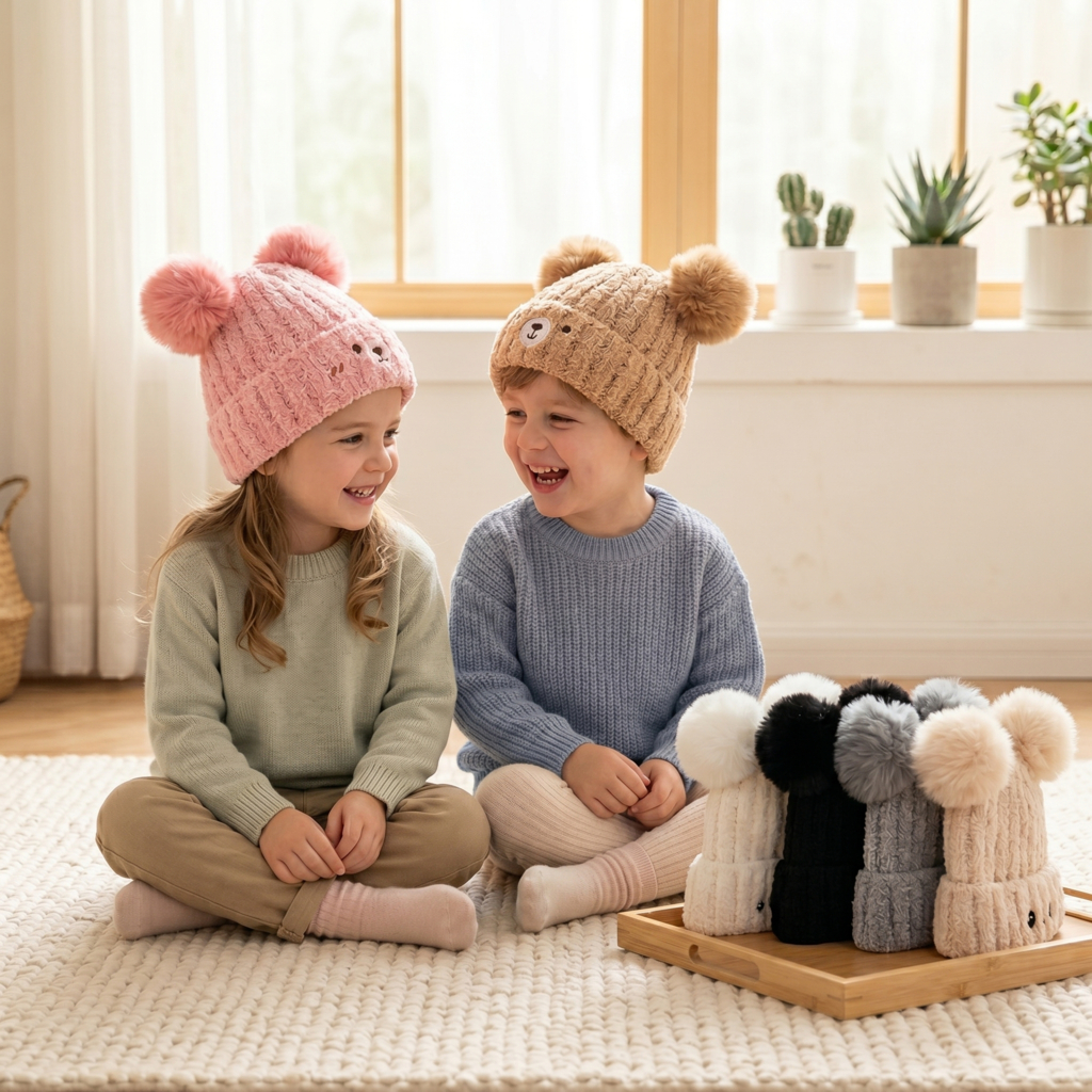 Gorro Touca Longo Infantil Menino Menina Tricotado
