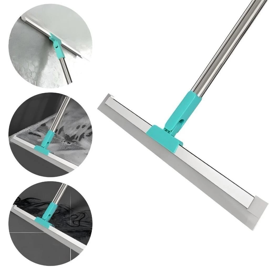 Rodo de Silicone Cabo 100CM/140CM Para Limpeza de