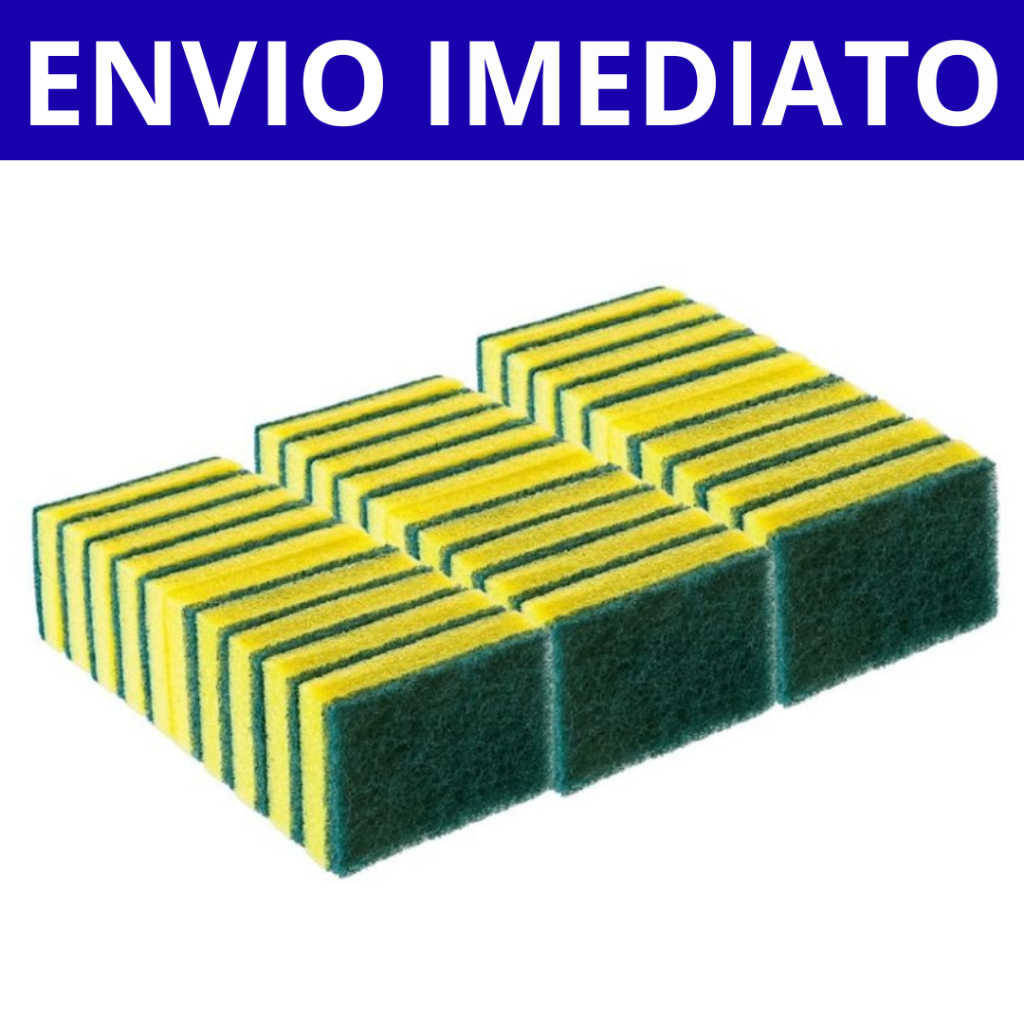Kit Esponjas de Lavar Louça Buchas Multiuso Para