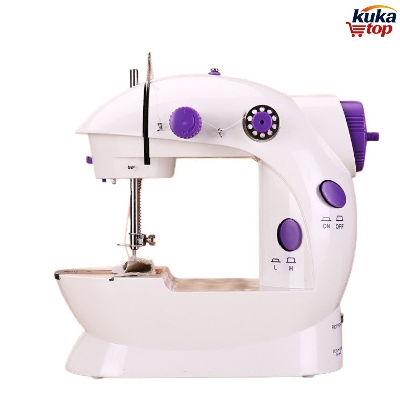 Mini Maquina Costura Portátil Elétrica Pedal Biv