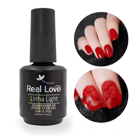 Removedor De Esmalte Em Gel 15ml – Real Love