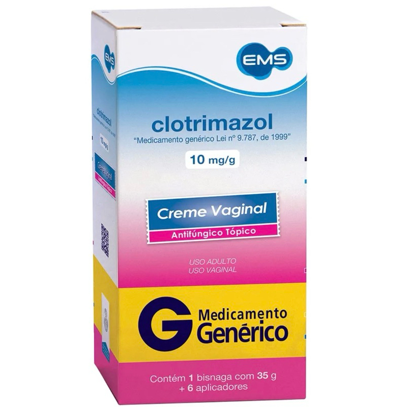 Creme Vaginal AntiFúngico Tópico 1 bisnaga 6 Apl