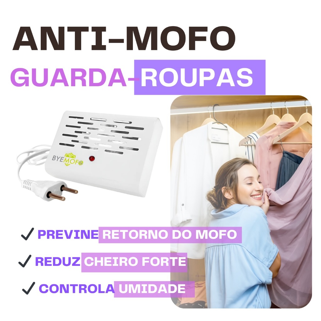 Byemofo Antimofo Eletrônico Tira Mofo e Bolor 110