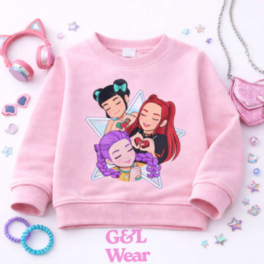 Moletom Infantil Menina Flanelado Kpop Moletom Ani
