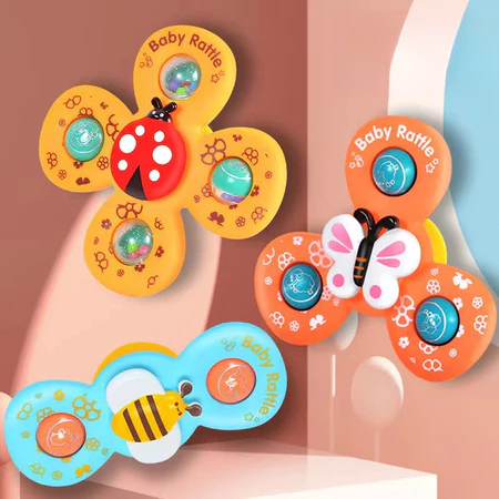 DLI Kit 3 Brinquedo Sensorial para Bebê – V