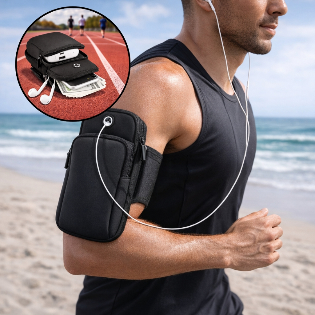 Braçadeira Para Celular Pochete de Corrida Bolsa
